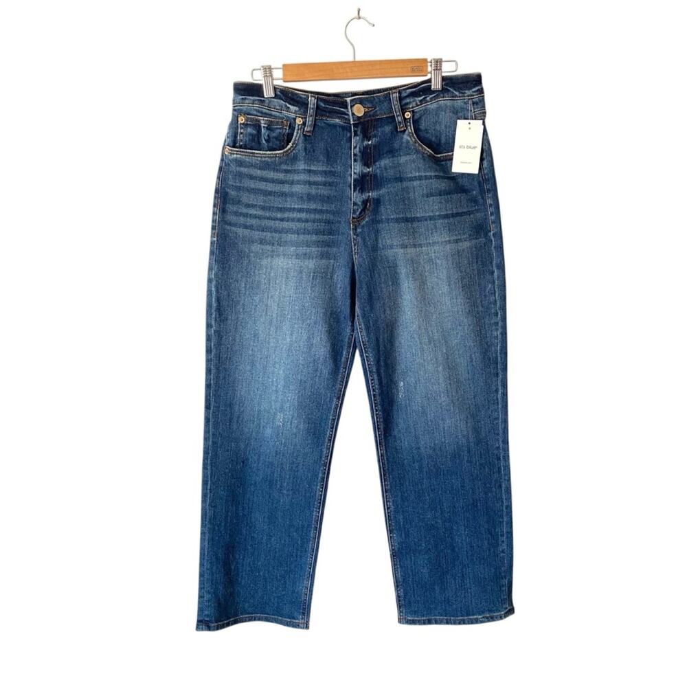 STS Blue Aria Wide Leg Crop Jeans 11” Inch High Rise NWTS size 31